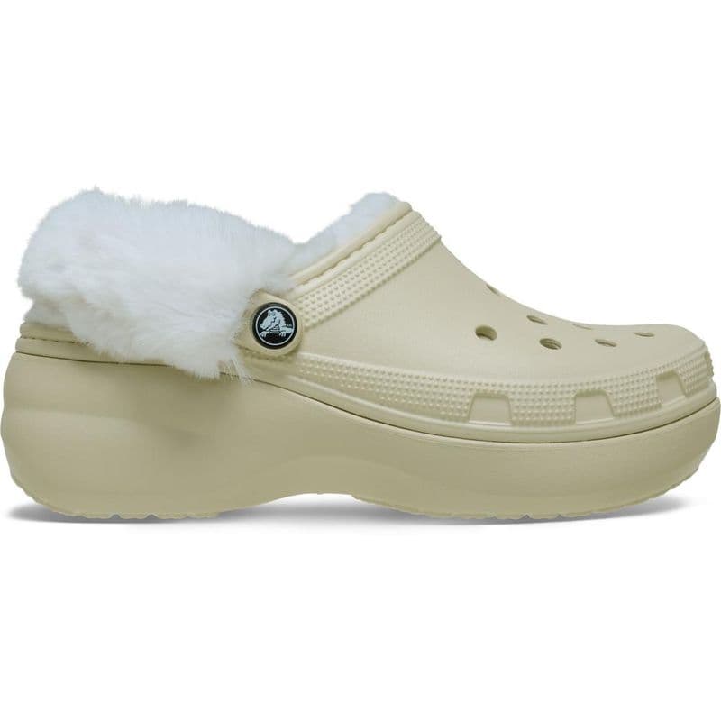 Classic Platform Fuzz Lined Clog