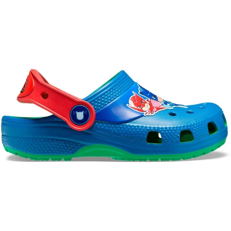 Sandália Crocs Classic FunLab I Am PJ Masks Clog Infantil GRASS GREEN