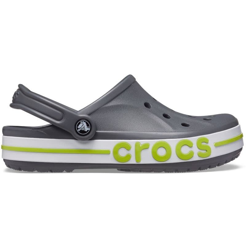 Sandália Crocs Bayaband Clog SLATE GREY/LIME PUNCH