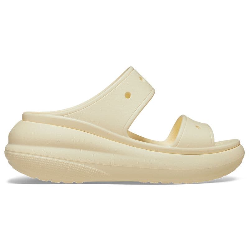 Sandália Crocs Classic Mega Crush Sandal BUTTERCREAM