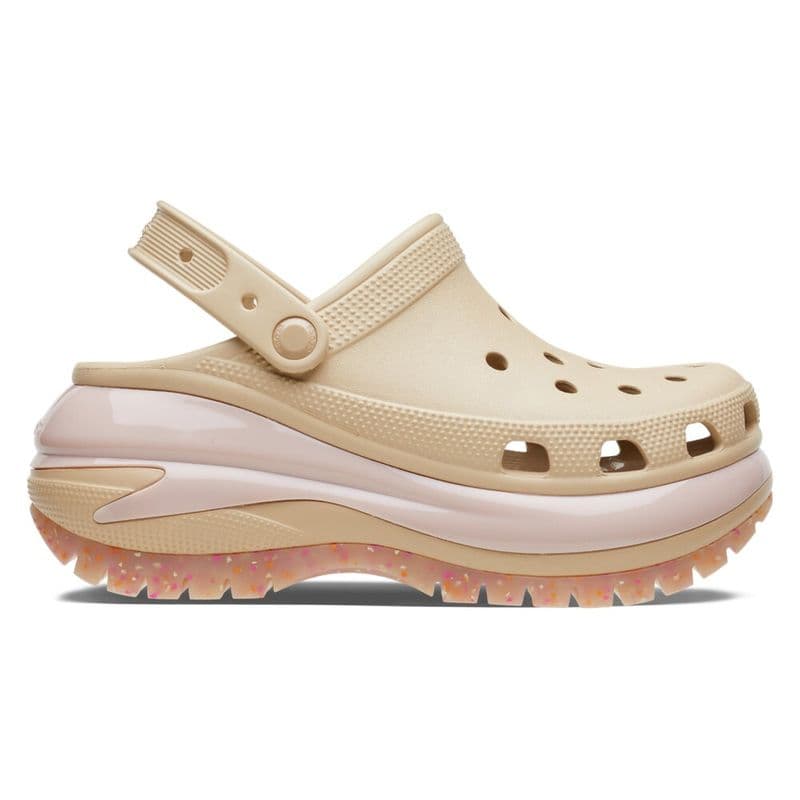 Sandália Crocs Classic Mega Crush Clog CHAI/MULTI
