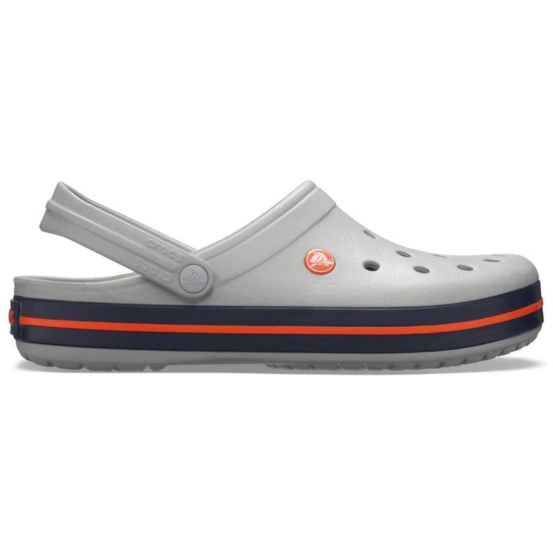 Sandália Crocs Crocband Clog LIGHT GREY/NAVY