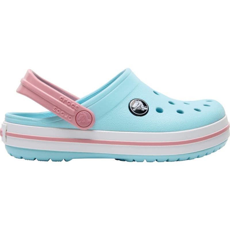 Sandália Crocs Crocband Clog Juvenil Ice Blue/White