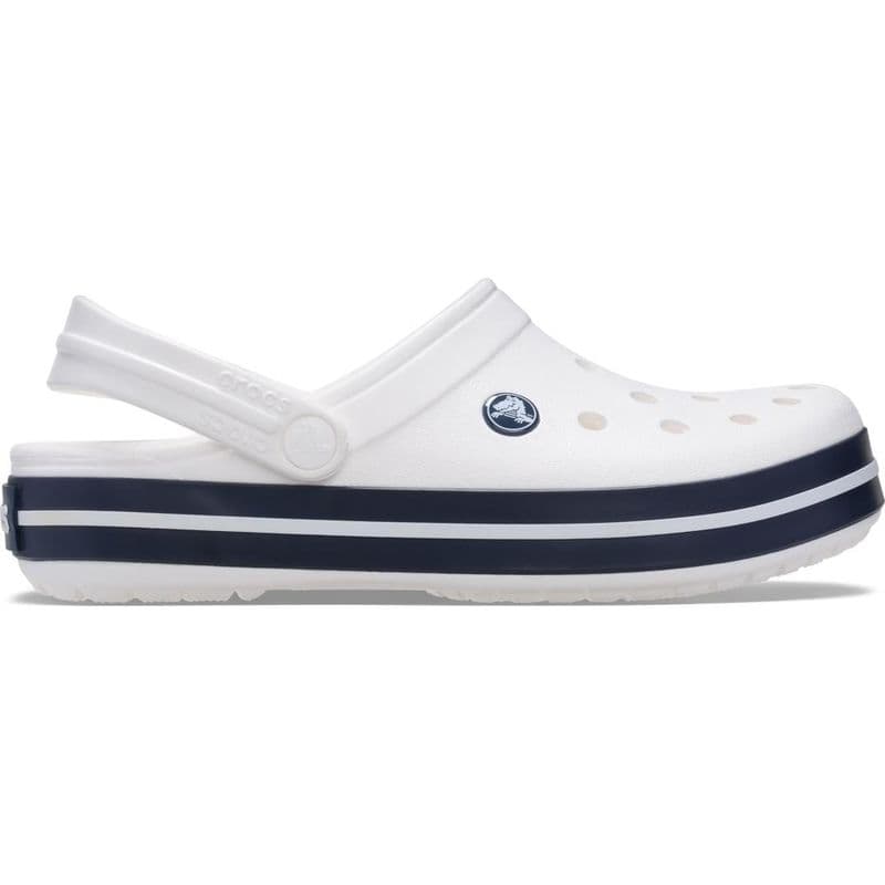 Sandália Crocs Crocband Clog Juvenil WHITE/NAVY