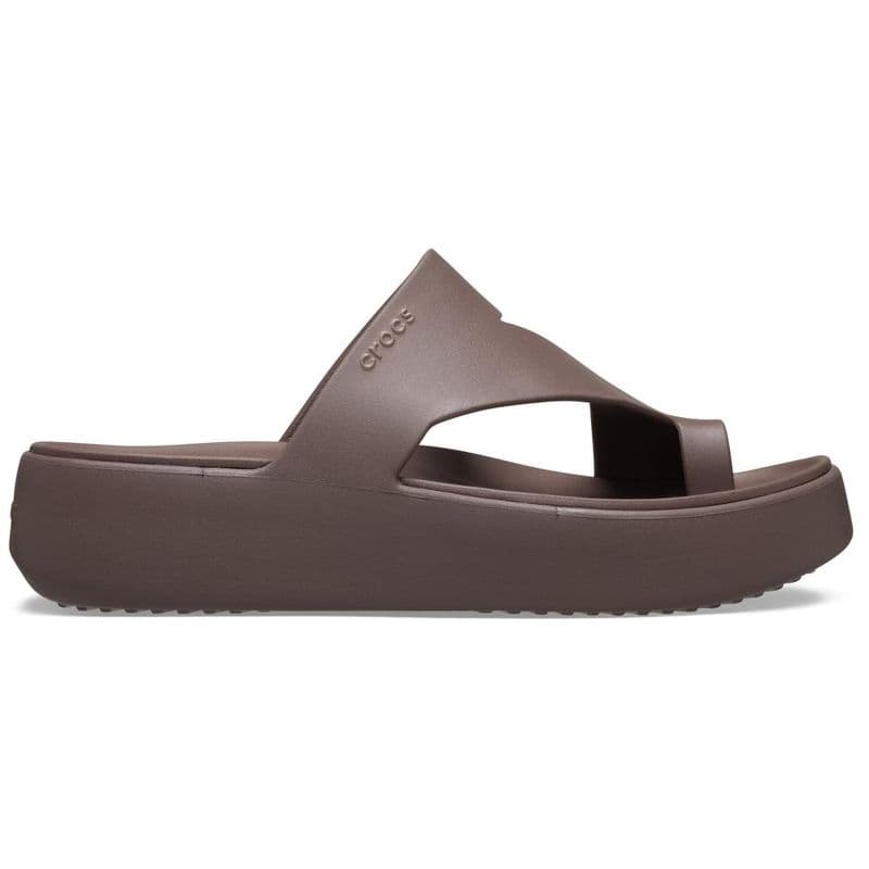 Sandália Crocs Getaway Platform Toe Loop Sandal TRUFFLE