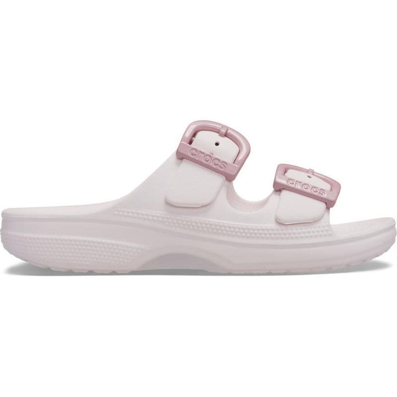Sandália Crocs Saturday Enamel Buckle Sandal W BUBBLE ICE