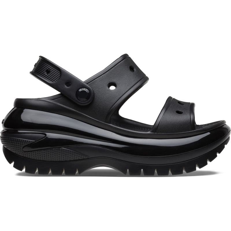 Sandália Crocs Classic Mega Crush Sandal black
